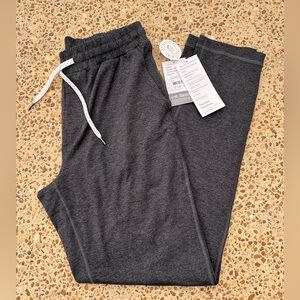 Vuori Ponto Performance Pant DreamKnit Charcoal Heather Grey Straight Leg Medium